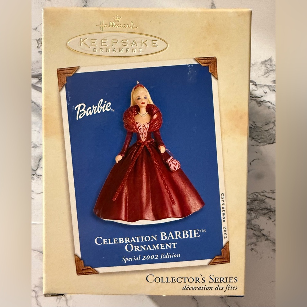 Hallmark Keepsake Ornament Celebration Barbie 2002 Edition